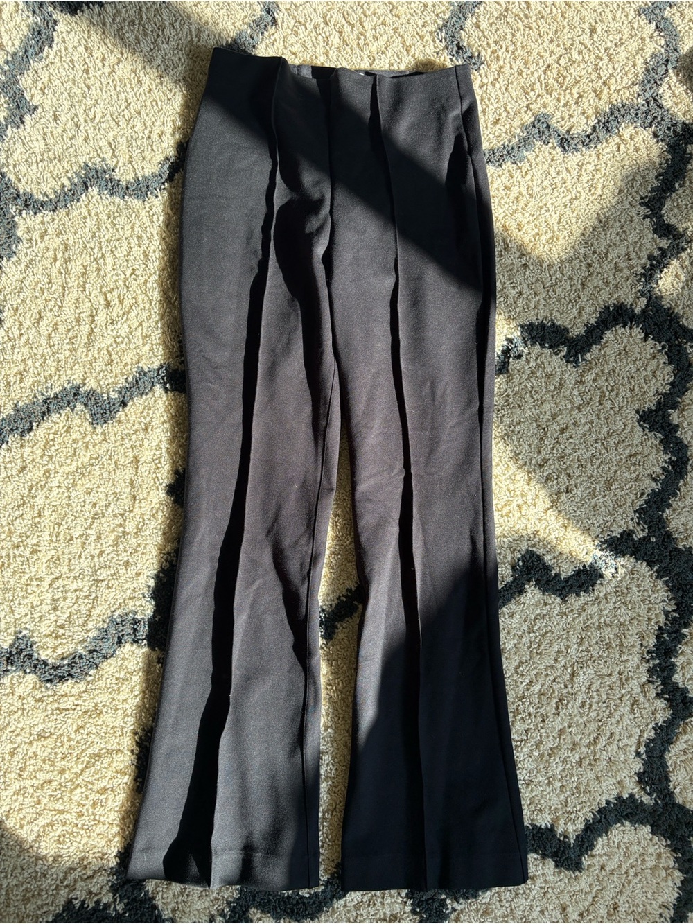 SPANX NWT. smooth Perfect Fit Ponte Black Flare Pants